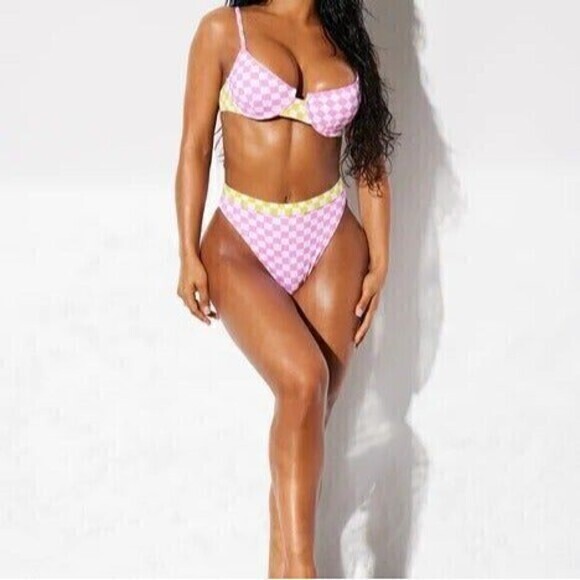 Dippin‎ Daisys Underwire High Waist 2 Piece bikini set Size XS RefN04 - Picture 4 of 8